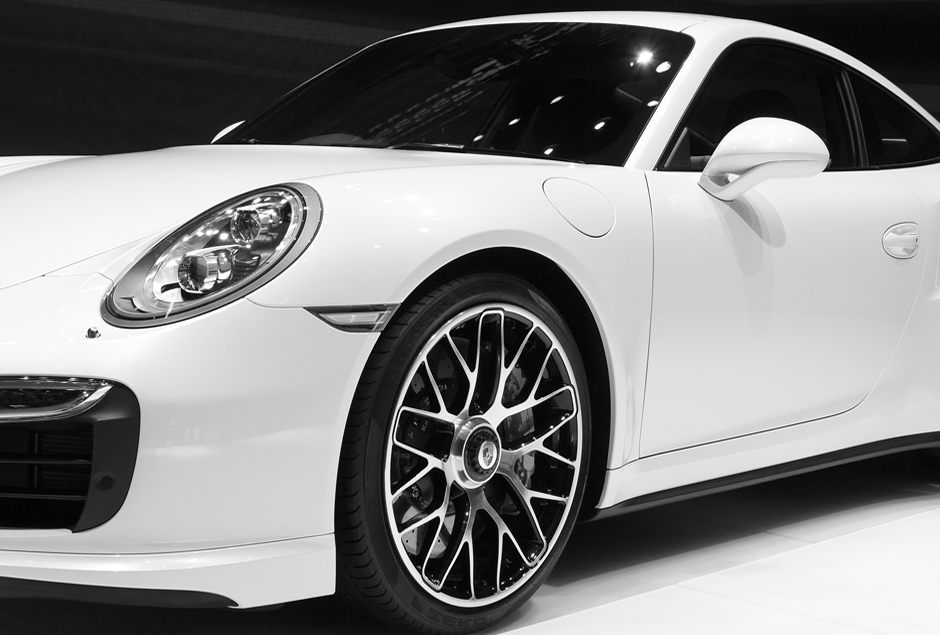 White Porsche